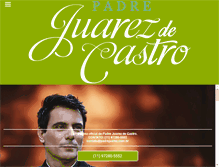 Tablet Screenshot of padrejuarez.com.br